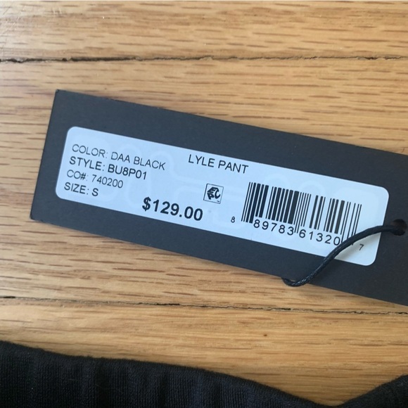 NWT LE GALI Crochet Lace Trim Cropped Wide Leg Lyle Pants Size Small Boho Hippie - Picture 7 of 13